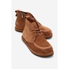 Martas - Cognac Suede Leather Zip Boot (Women) cognac suede 9 Forever & Always Shoes US - 2 of 4
