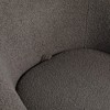 UPHA Upholstered Swivel Barrel Armchair with Storage Modern Living Room Side Chair for Bedroom/Office/Reading Spaces - Teddy Fabric - 4 of 4