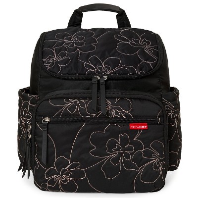 floral backpack diaper bag