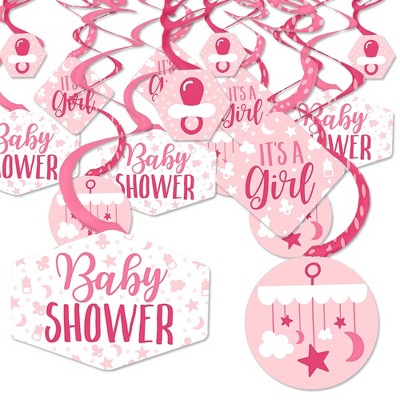 Pink Baby Shower Decorations Target