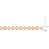 EVERLY JEWELRY | Sterling Silver 6.5-7mm Pink Freshwater Cultured Pearl Necklace, 32-inch - 2 of 4