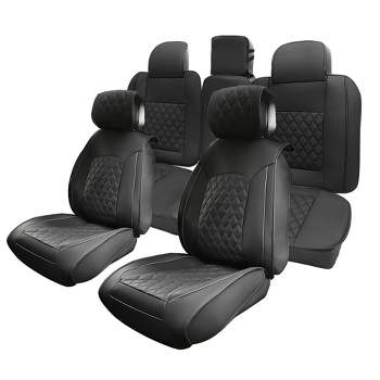 Unique Bargains Car Front Rear Seat Covers Seat Pad for Toyota Tacoma 2005-2024 5 Pcs