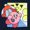Seven Times Six Nintendo Kirby T-Shirt Big Boys' Pink Puff Ball Umbrella Design Tee - 2 of 4