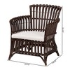 bali & pari Brooklyn Rattan Arm Chair Very Dark Brown - 3 of 4