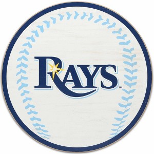 MLB Tampa Bay Rays Baseball Wood Sign Panel - 1 of 4