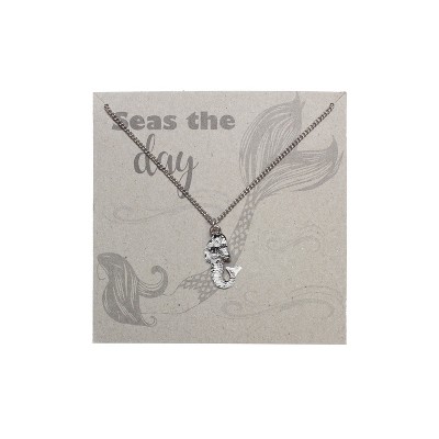 Beachcombers Silver Mermaid Necklace