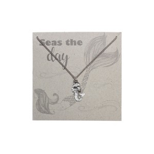 Beachcombers Silver Mermaid Necklace - 1 of 2