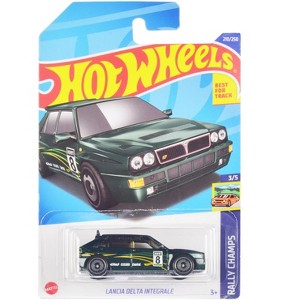 Lancia Delta Integrale #8 Green Metallic with Graphics "Rally Champs" Series Diecast Model Car by Hot Wheels - 1 of 3