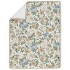 Sweet Jojo Designs Girl Baby Crib Bedding Set - Vintage Floral Blue Yellow and Beige 4pc - 3 of 4