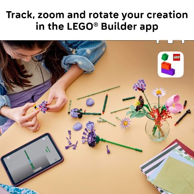 Детские конструкторы LEGO Botanicals & Editions Olivia Rodrigo’s Flower Bouquet 11507 — фото 6