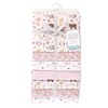 Hudson Baby Infant Girl Cotton Flannel Receiving Blankets Bundle, Girl Pinecone, One Size - 2 of 2