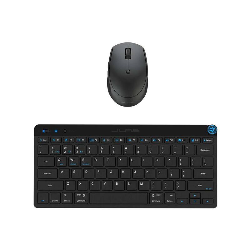 JLab GO Wireless Keyboard and Mouse Bundle - Black, 1 of 18