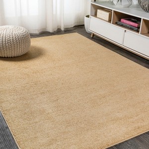 Haze Solid Low-Pile Indoor Area Rug - JONATHAN Y - 1 of 4