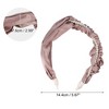 Unique Bargains Women's Fashion Faux Pearl Beaded Knotted Headbands 1 Pc - 4 of 4