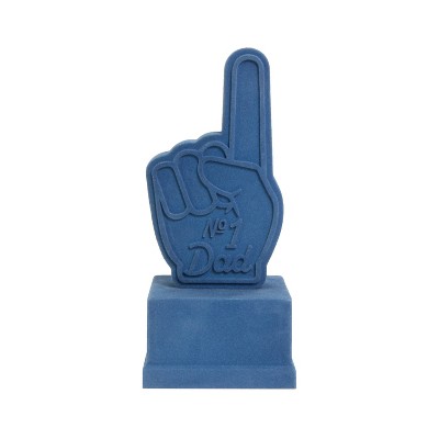 Paper Riot Co. No 1 Dad Flocked Weighted Trophy