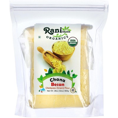 Rani Brand Authentic Indian Foods | Organic Chana Besan (Chickpeas Flour, Gram)