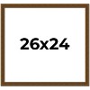 PosterPalooza | Photo Size Flat Gold Picture Frame - UV Acrylic, Foam Board Backing, Hanging Hardware - 2 of 4