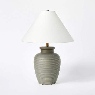 Large Bamboo Table Lamp (includes Led Light Bulb) Brass - Threshold™ :  Target