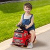 Ride-On Push Car for Toddlers Ages 1–3 with Music Wheel, Backrest & Storage Seat, Sit-to-Stand Toy, Red - 2 of 4