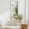 Americanflat - 21x58 Framed Rectangular Mirror with Metallic Accent for Bedroom Living Room Bathroom - 2 of 4