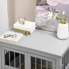 Okak Modern Dog Crate with Triple Doors, Indoor Dog Kennel with Safety Lock and Steel Tubes, Dog Cage for Small Puppy Dogs - 3 of 4