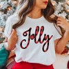 Simply Sage Market Women's Jolly Plaid Short Sleeve Graphic Tee - 2 of 4