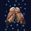 Junior's Design By Humans Christmas owl By kodamorkovkart T-Shirt - 2 of 3