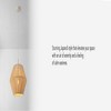 Globe Electric 1-Light Wood Toned Pendant Light with Beige Paper Twine Shade: ETL Listed, Adjustable Height, Metal Body - 4 of 4