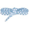 INSPIRE CHIC Two-Color Checkered Flat Plaid Shoelaces for Sneaker Shoes 1 Pair - 2 of 4