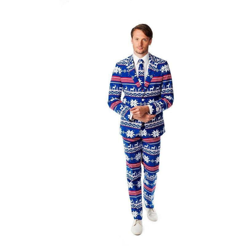 OppoSuits The Rudolph Men's Christmas Costume Suit, 1 of 2