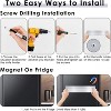 LunaLulinlk 16 Inch Magnetic Knife Holder for Wall,Space-Saving Magnetic Knife Strips with Cutting Board Holder for Fridge - 3 of 4