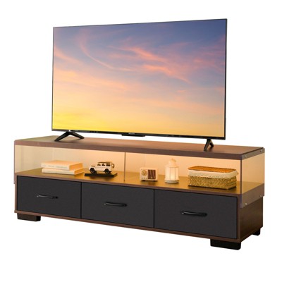 NicBex TV Stand for 65 Inch TV with 3 Drawers,TV Entertanment Center with 1 Storage Shelf,Modern TV Console Table for Living Room