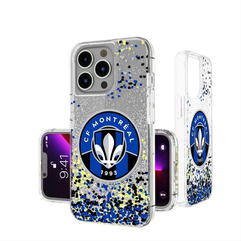 Keyscaper CF Montreal  Confetti Glitter Phone Case, 1 of 2