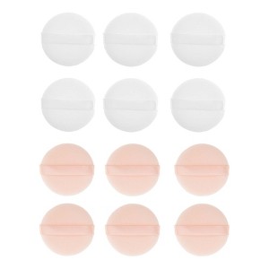 Unique Bargains Round Makeup Powder Puff 2.36"x0.47" - 1 of 4
