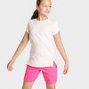 Girls' Gym Shorts - All In Motion™ Fuchsia S : Target