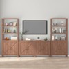 TROPOW Bookshelf Bookcase, 5 Tier Wooden Bookshelf with Doors Cabinet, 71 in Tall Bookcase with Adjustable Shelves,Bookshelves Library Book Storage - 4 of 4