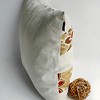 Slickblue Linen Patchwork Floor Cushion - Decorative Throw Pillow, 19.7"x19.7", 6 Design Choices, Machine Washable - 4 of 4
