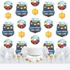 Big Dot of Happiness Cars, Trains, and Airplanes - Transportation Birthday Party DIY Dangler Backdrop - Hanging Vertical Decorations - 30 Pieces - 2 of 4