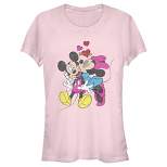 Junior's Mickey & Friends Valentine's Day Minnie Mouse Smooch T-Shirt