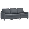 vidaXL Sofa Set Dark Gray Velvet (100% polyester), metal, plywood, foam - 4 of 4