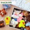 Wrapables Mini Stuffed Animal Plush Toys, Keychain Decoration, Party Favors, Stocking Stuffers, Easter Egg Basket Fillers (Set of 24) - 3 of 4