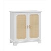 Vynxaria Rattan Sideboard Buffet with Liquor Storage Kitchen Console Decorative Cabinet For Corridors Entrances Living Rooms - 4 of 4
