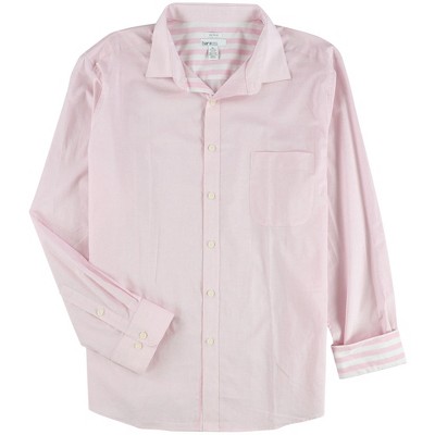 bar III Mens Striped Button Down Dress Shirt