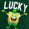 Boys' Spongebob Squarepants St Patrick'S Day Lucky Bob T Shirt Hunter Green Medium - 3 of 4