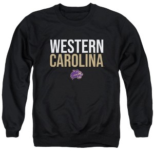 Western Carolina University Official Stacked Adult Crewneck Sweatshirt - 1 of 4