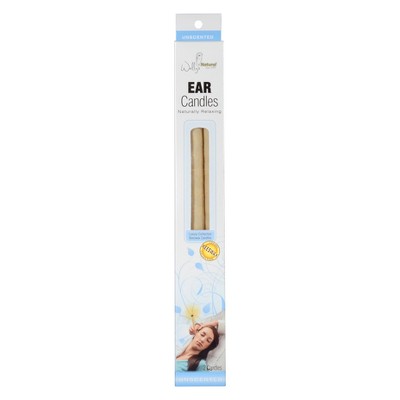 Wally&#39;s Natural Ear Candles Beeswax - Unscented - 2pk