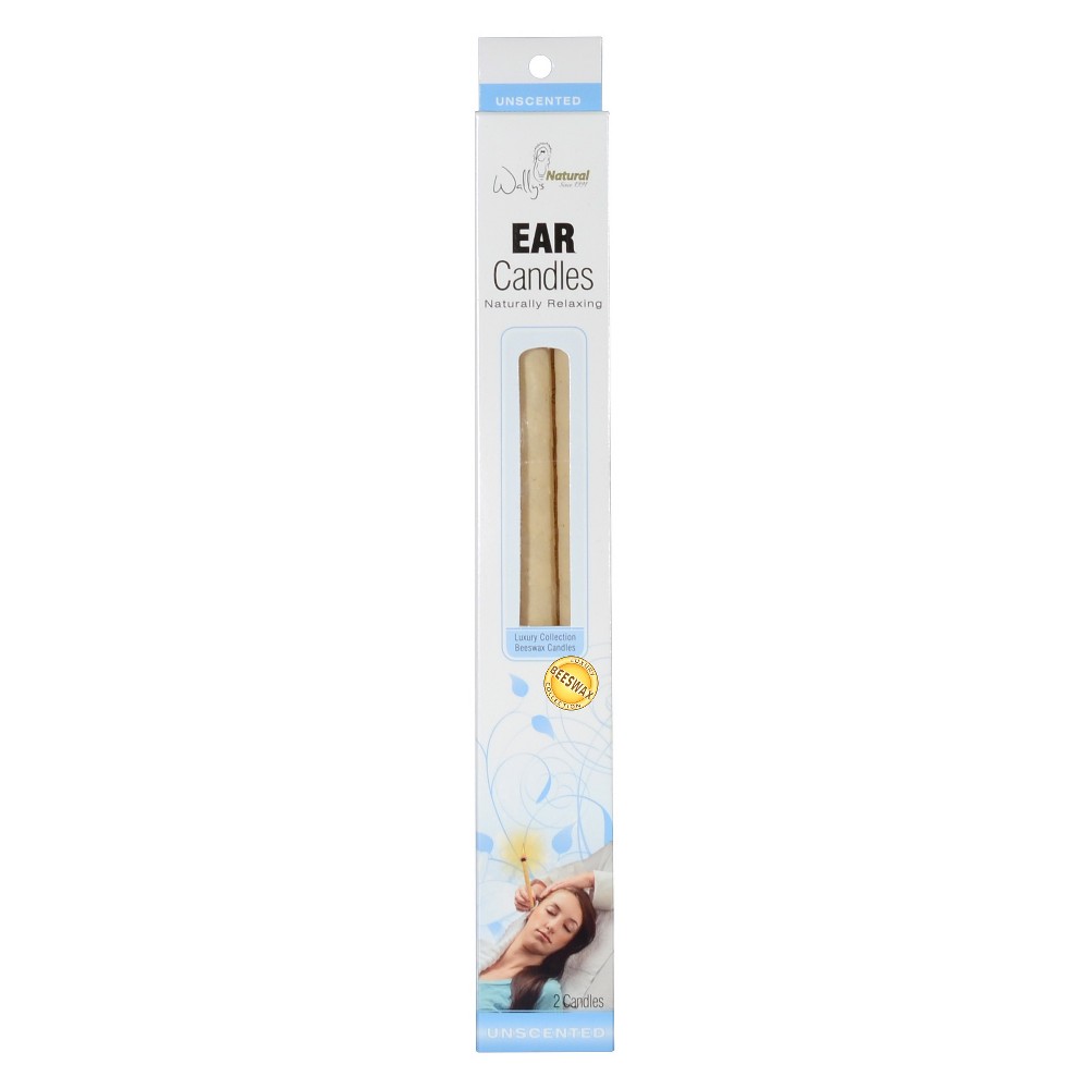 Photos - Other interior and decor Wally's Natural Ear Candles Beeswax - Unscented - 2pk