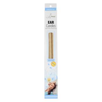 Wally's Natural Ear Candles Beeswax - Unscented - 2pk