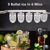 ZAFRO Ice Maker Countertop, Portable Ice Machine with Self-Cleaning, 26.5lbs/24Hrs, 9 Bullet Ice Cubes in 6 Mins, Ice Basket and Scoop, Grey - 4 of 4