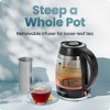 Chefman Fast-Boil 1.8L Electric Kettle with Tea Infuser, LED Lights - Black - 4 of 4